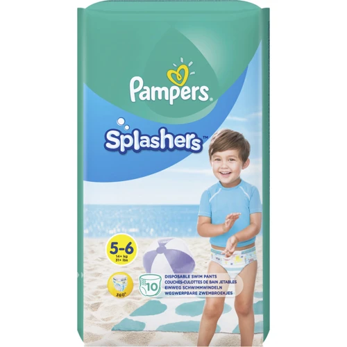 Подгузники Pampers для плавания Splashers Размер 5-6 (14+ кг) 10 шт (8001090728951) фото 7