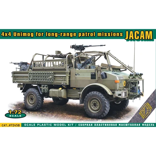 Модель Ace Вантажівка для спеціальних операцій JACAM 4x4 Unimog (ACE72458)