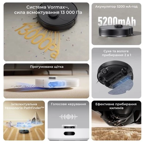 Робот уборщик Dreame Bot F10 Black (RLF11SA)