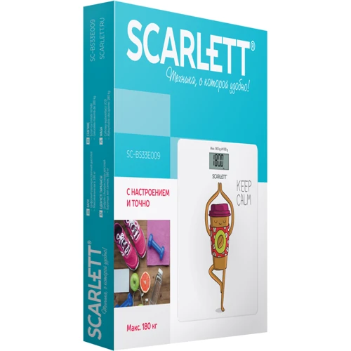 Весы напольные Scarlett SC-BS33E009: Тип Электронные