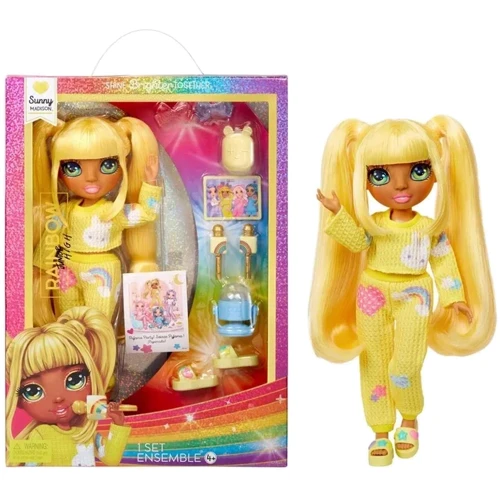 Лялька Rainbow High Junior High PJ Party Санні з аксесуарами (503682): Висота, см 23