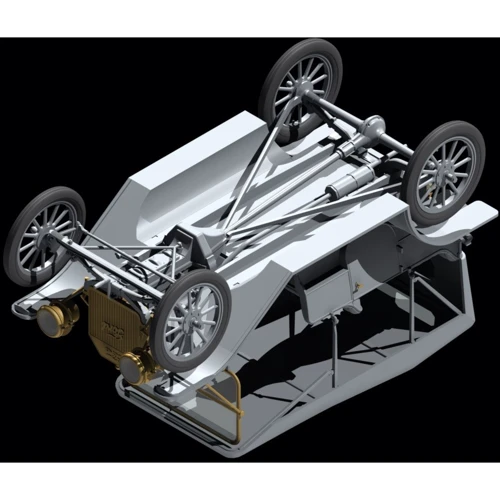 Американский пассажирский автомобиль Model T 1911 Touring, American Passenger Car (ICM24002): Масштаб 1:24