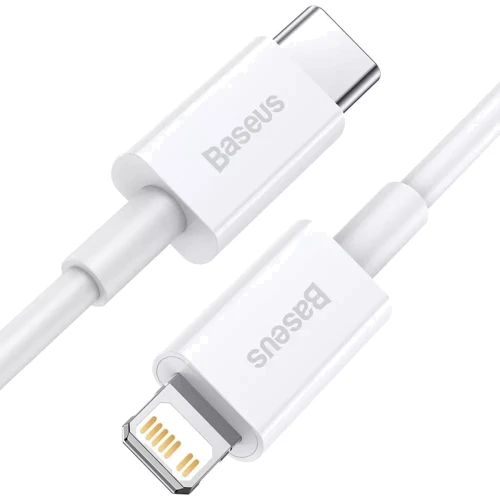Кабель Baseus Cable USB-C to Lightning Superior Series Fast Charging PD 20W 1.5m White (CATLYS-B02): Тип USB-C - Lightning