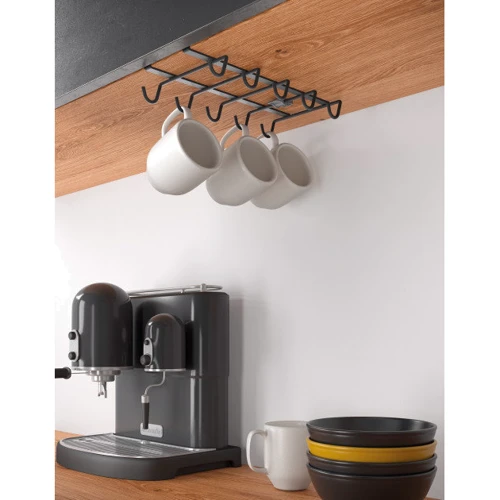 Тримач для чашок Metaltex MY-MUG LAVA 14x28x6 см (361128): Матеріал нержавеющая сталь