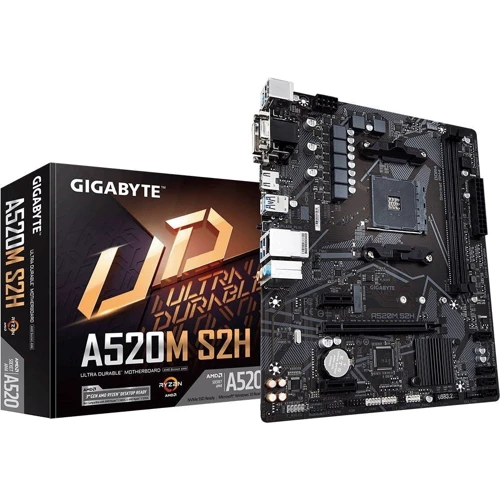 GIGABYTE A520M S2H: Дополнительно Поддержка UEFI, Поддержка RAID
