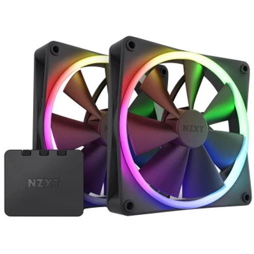 Кулер NZXT F140 RGB Twin Pack Black (RF-R14DF-B1)