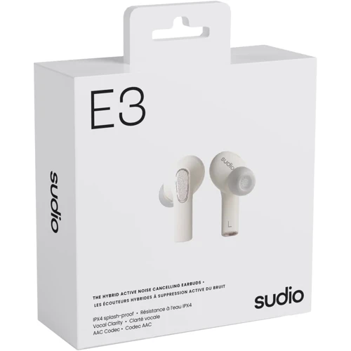 Навушники Sudio E3 White (E3WHT): Тип кріплення без креплений