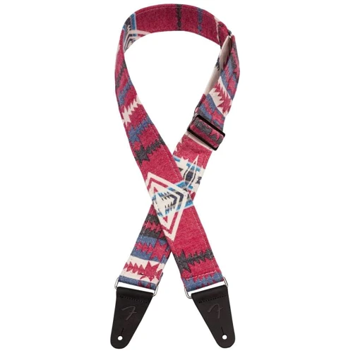 Гітарний ремень FENDER STRAP 2" ZION AZTEC RED