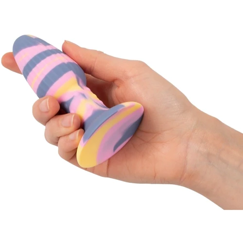 Анальная пробка Coloгful Joy Tricolour Butt Plug