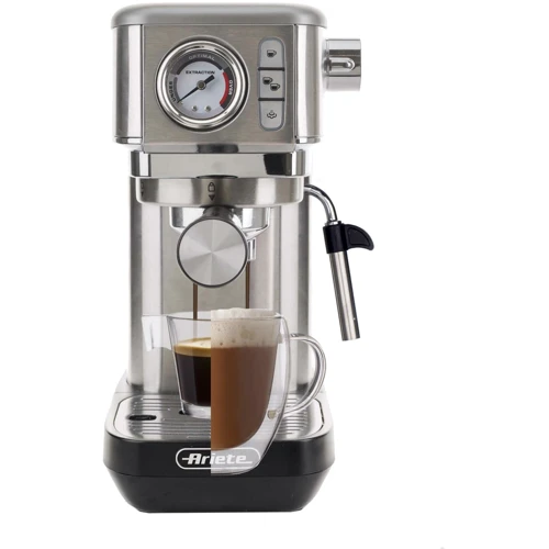 Кофеварка Ariete Perfetto Slim Metal Manometro 1381/10: Тип рожковая кофеварка эспрессо