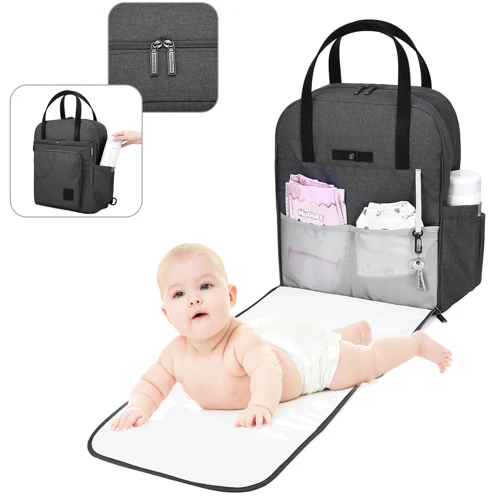 Сумка для мамы Mommore серая (0090210A008)