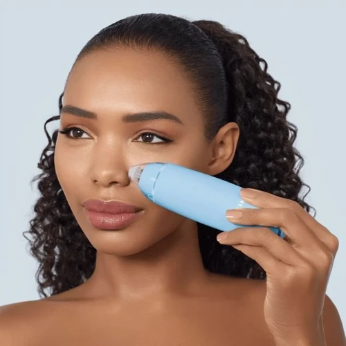 Микродермабразионное устройство для удаления черных точек GESKE MicroDermabrasion Blackhead Remover 7в1 aquamarine фото 4