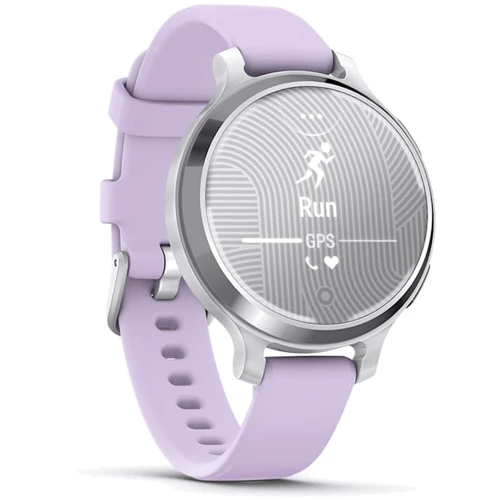 Смарт-годинник Garmin Lily 2 Active Silver with Purple Jasmine Silicone Band (010-02891-01): Матеріал корпуса Анодированный алюминий