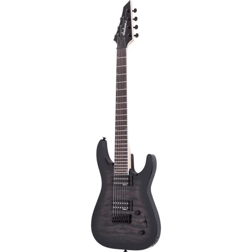 Електрогітара Jackson JS22Q-7 DKA Dinky Arch Top HT Transparent Black Burst: Форма корпусу Superstrat