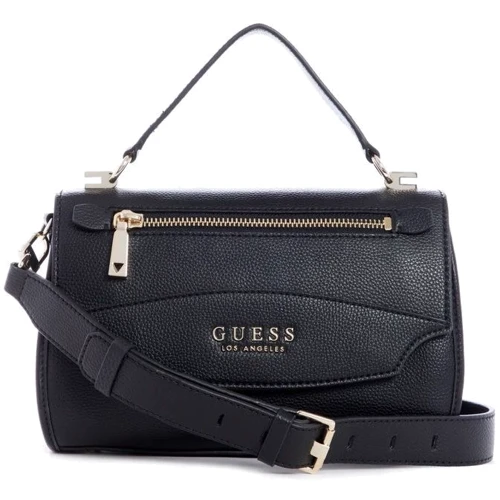 Женская сумка-сэтчел Guess Lias Top Handle Flap черная (HWVG7670180-BLA)