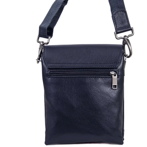 Мужская сумка планшет Borsa Leather синяя (104260-blue): Страна производитель Украина