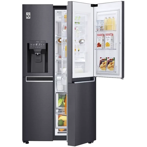 Холодильник Side-by-Side LG GSJ961MCCZ: Расположение морозильной камеры Сбоку
