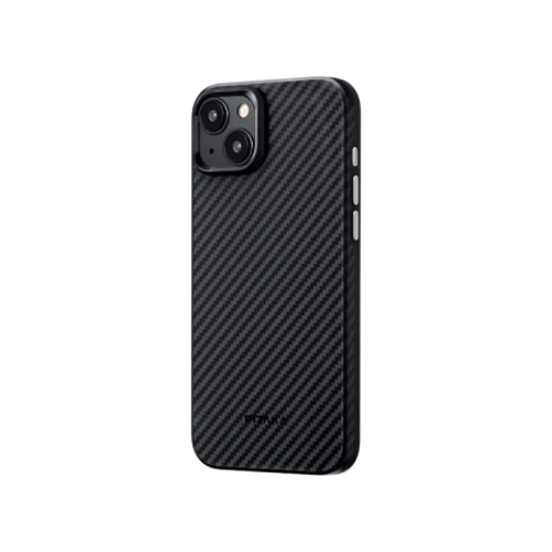 Чехол для iPhone Pitaka MagEZ Case Pro 4 Twill 1500D Black/Grey (KI1501MP) for iPhone 15 Plus: Цвет черный