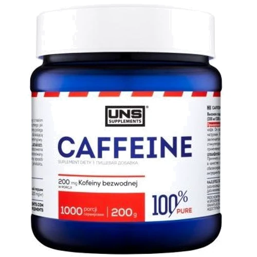 Энергетик UNS 100% Pure CAFFEINE 200 g /1000 servings/ Pure