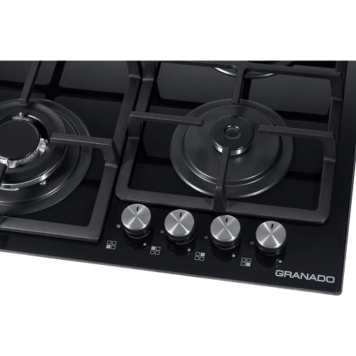 Варильна поверхня GRANADO GGH 62-114 black glass: Робоча поверхня стекло (закаленное)