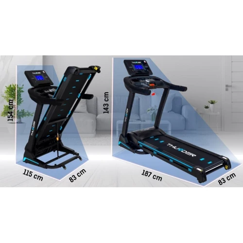 Беговая дорожка THUNDER Core-S Black (CORE-S-BLACK)