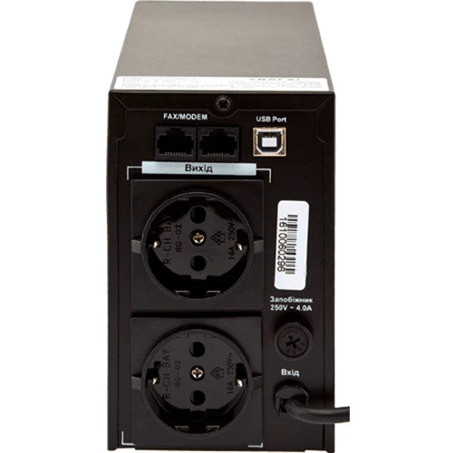 LogicPower LP-UL850VA (21949): Кількість Euro-розеток, шт 2