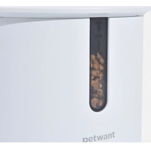 Кормушка для домашних животных Petwant 2.8L F3 LED White: Материал Пластик