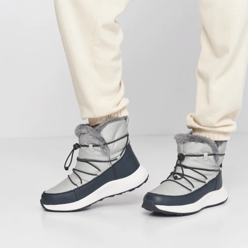 Напівчоботи CMP Sheratan Wmn Lifestyle Shoes W (30Q4576-U303) 37 (38) чорно-сірі текстиль зима фото 6