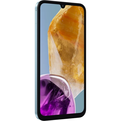 Смартфон Samsung Galaxy M15 5G 4/128Gb Light Blue M156B (UA UCRF): Процессор Mediatek Dimensity 6100+ (6 nm) Octa-core (2x2.2 GHz Cortex-A76 & 6x2.0 GHz Cortex-A55)