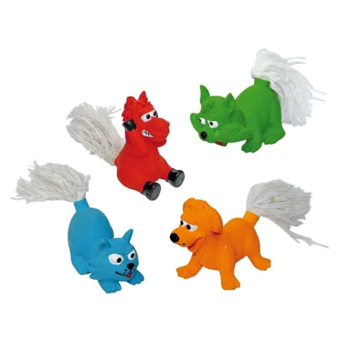 Игрушка для собак Croci Хвостатые зверьки с пищалкой 25 см (C6098591)