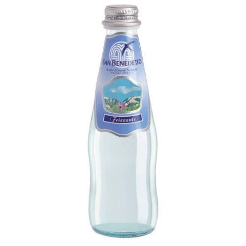 Упаковка мінеральної води San Benedetto газованої 24х0.25 л скло (80021926_24)