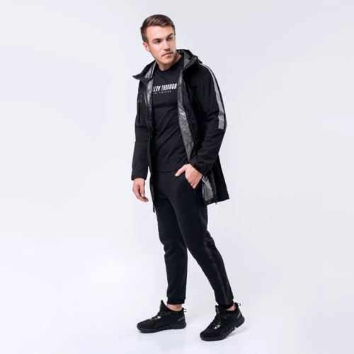 Вітрівка Peak FW293251-BLA 56-58 чорна демісезон з капюшоном: Довжина рукава Довгий