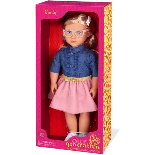 Кукла Our Generation Эмили в джинсовой рубашке 46 см (BD31475Z)