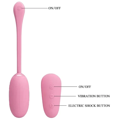 Виброяйцо-электростимулятор Pretty Love Shock Fun, BI-014609W-1