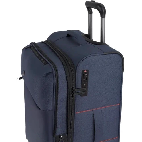 Чемодан Gabol Florida (M) Blue синий (123146-003): Фактура Тканая, Матовая