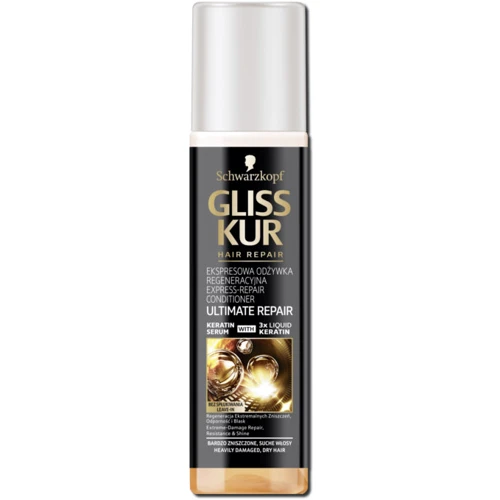 Schwarzkopf Gliss Kur Ultimate Repair Conditioner 200 ml Экспресс-кондиционер для сильно поврежденных и сухих волос