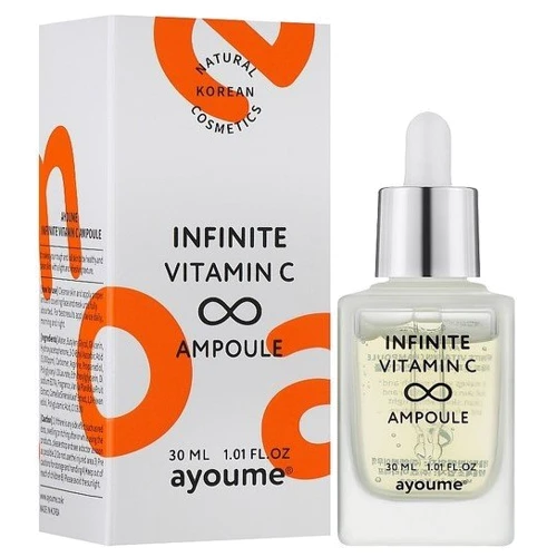 Ayoume Infinite Vitamin C Ampoule Сыворотка с витамином C 30 ml: Назначение Успокоение, Против воспалений, Восстановление