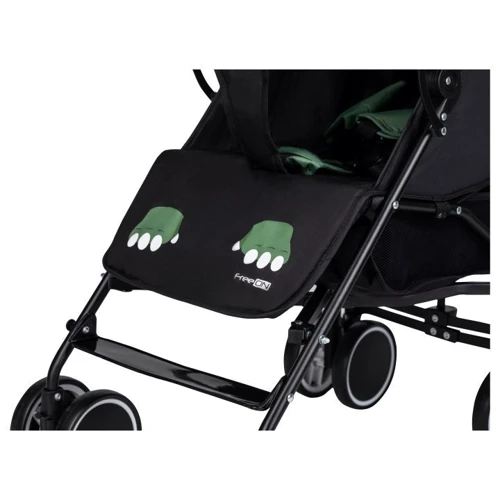 Коляска FreeON Simple Black-Green (48563): Материал колес EVA