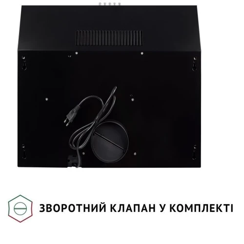 Витяжка Perfelli PL 5002 BL LED: Матеріал корпусу фарбований метал