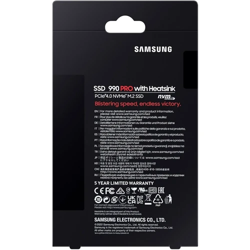 Samsung 990 Pro Heatsink 1TB (MZ-V9P1T0GW) UA фото 7