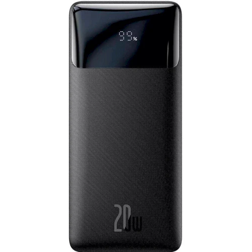 Зовнішній акумулятор Baseus Power Bank 10000mAh Bipow Display 20W Black (PPDML-L01/PPBD050301): Кількість USB 2
