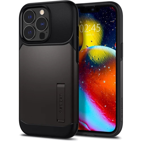 Чехол для iPhone Spigen Slim Armor Gunmetal (ACS03303) for iPhone 13 Pro