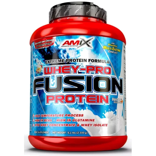 Протеин Amix Whey-Pro FUSION 2300 g / 65 servings / peanut-choco-caramel