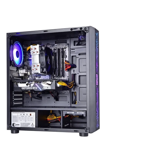 Персональный компьютер (ПК) ARTLINE Gaming X65 (X65v35): Процессор AMD 6-core Ryzen 5 5600X 3.7-4.6GHz