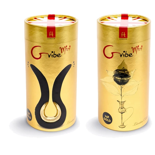 Эксклюзивный вибромассажер Gvibe MINI GOLD с 24К золотом (Англия). Лимитированный выпуск!