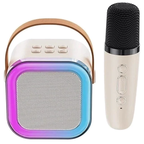 Караоке Bluetooth, AUX, USB, поддержка TFcard, 2 микрофона, подсветка (C 66377): Вид прочие музыкальные инструменты