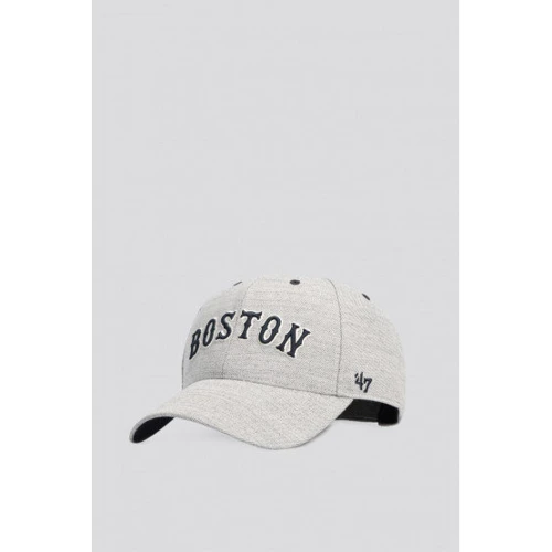 Бейсболка 47 Brand Storm Cloud Script Boston серая (B-STMCS02WHV-CC)
