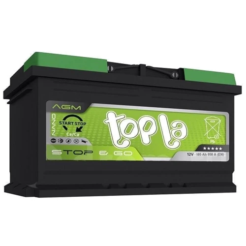 Topla 105 Ah/12V Topla AGM Euro (0) (114105)