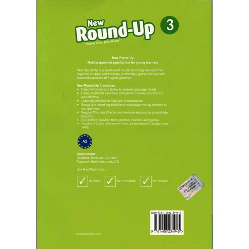 Round-Up NEW 3 SB + CD-Rom (учебник для учащихся и студентов с вложенным CD 4901990000): Производитель Pearson Education Limited