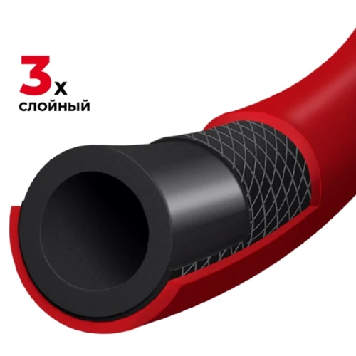 Шланг гибридный Intertool PT-1761 20 атм 6*11мм 10м: Длина шланга, м 10